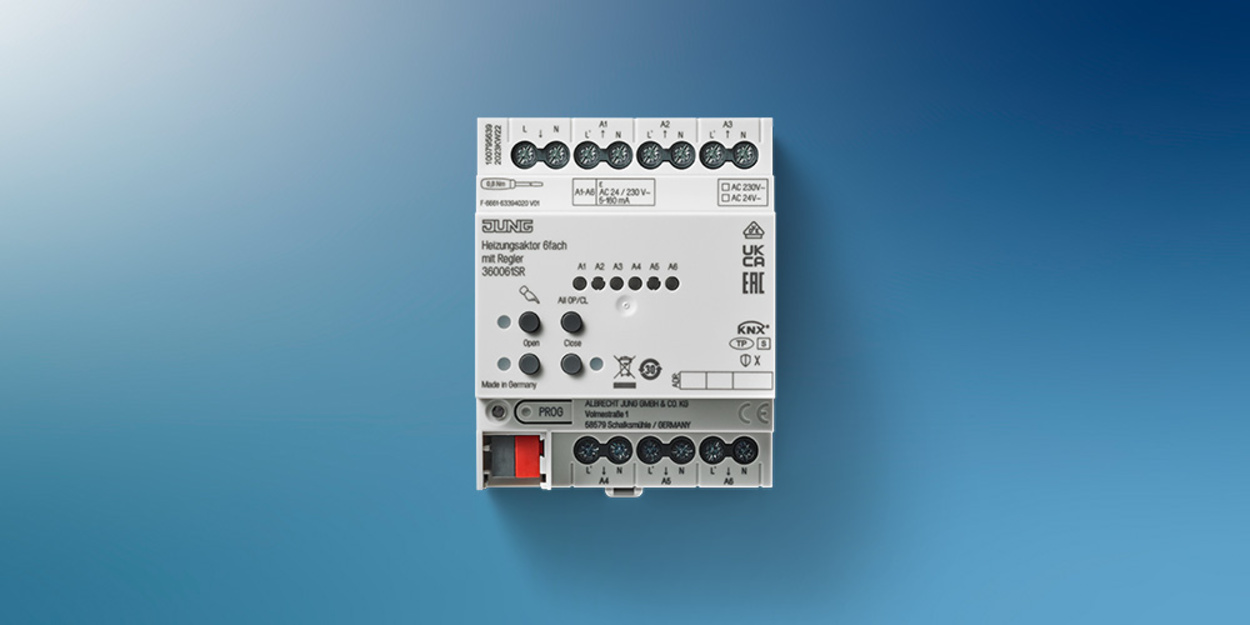 KNX Heizungsaktor 6-fach bei Elektro & Blitzschutz Wäsche GmbH in Meinsdorf
