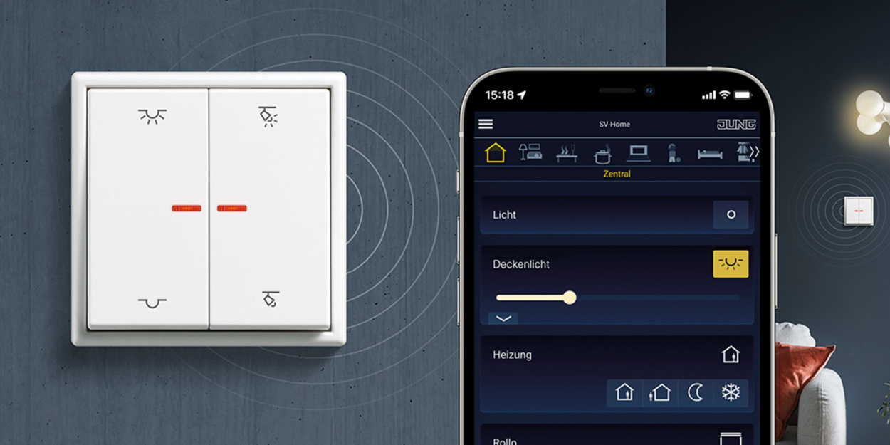 KNX RF Taster bei Elektro & Blitzschutz Wäsche GmbH in Meinsdorf