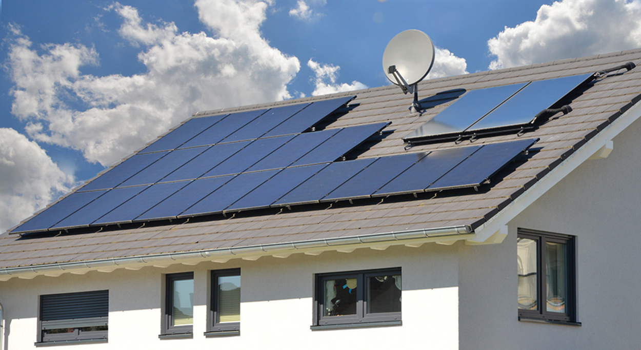 Photovoltaik bei Elektro & Blitzschutz Wäsche GmbH in Meinsdorf